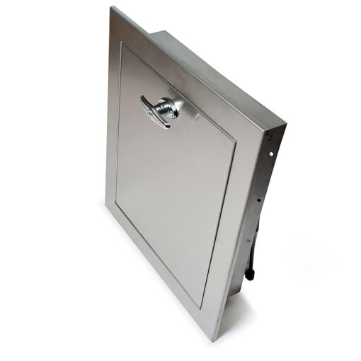 right-side - Universal 15 x 18 Bottom Hinged Stainless Steel 100 Percent