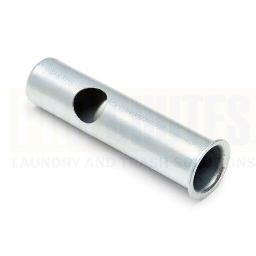 Trash Chute Latch Plunger - Silver Tube for Bottom Hinged Door with 1-5/8 & 1-21/32 inch Backset